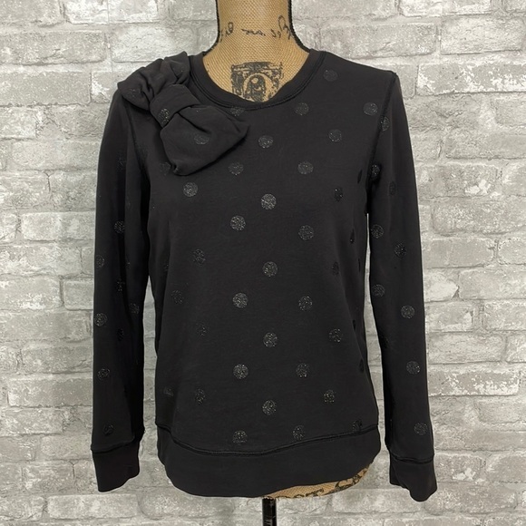 Kate Spade Steal The Spotlight Glitter Dot Sweatshirt - Picture 2 of 6
